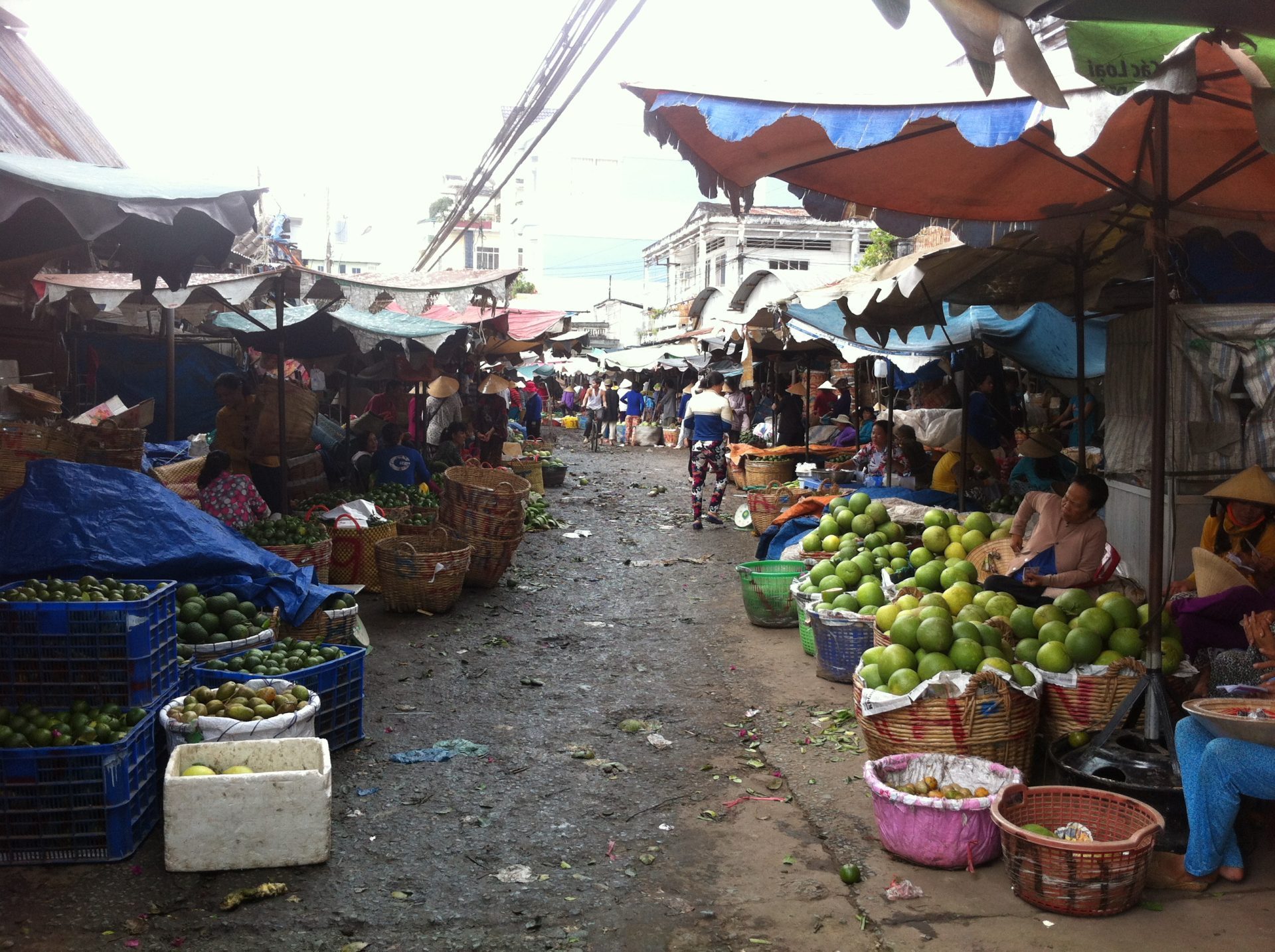 A local market at My Tho, Tien Giang