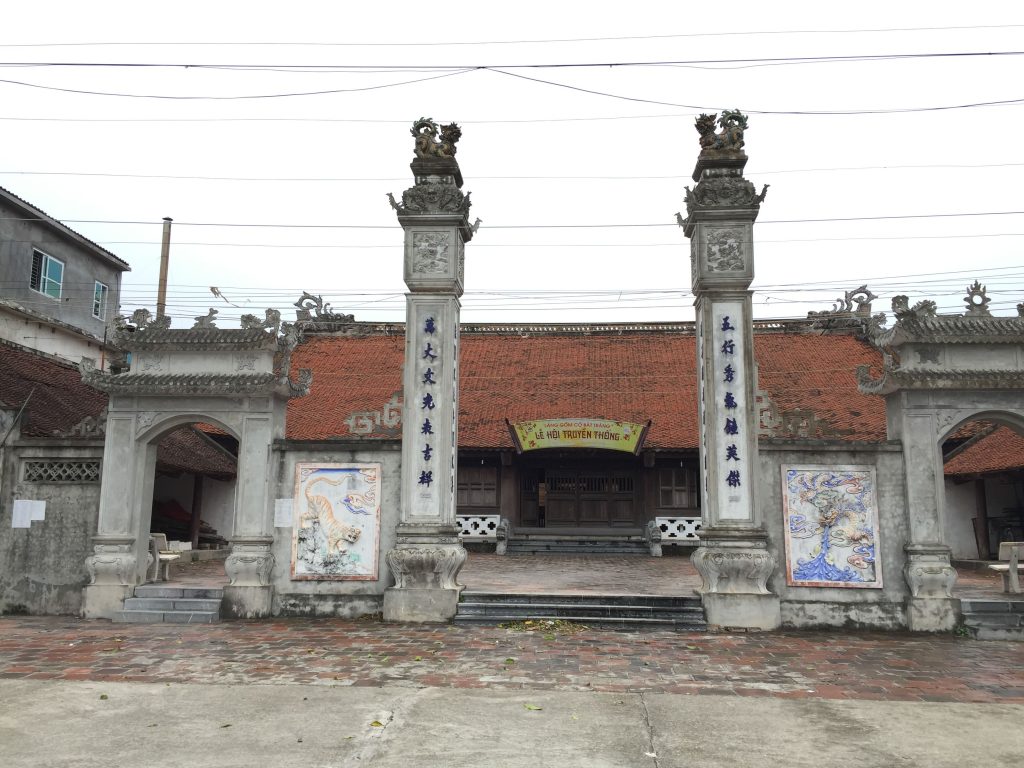 A temple at Bat Trang village
