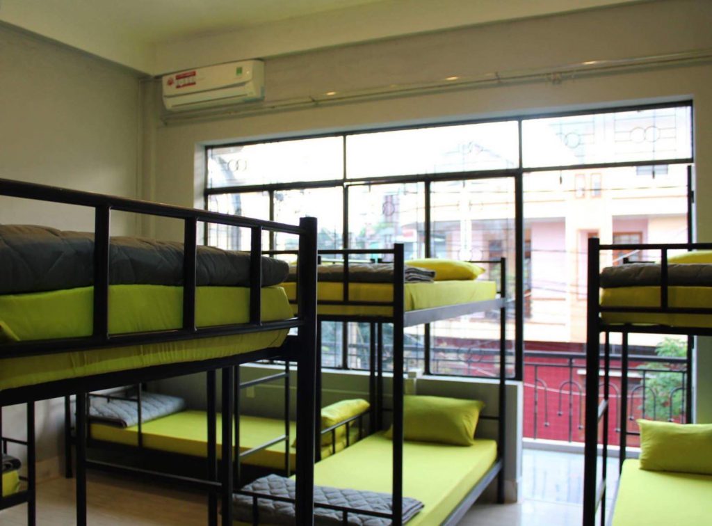 largest bedroom with a cute balcony at O.M.E hostel - Quy Nhon, Vietnam