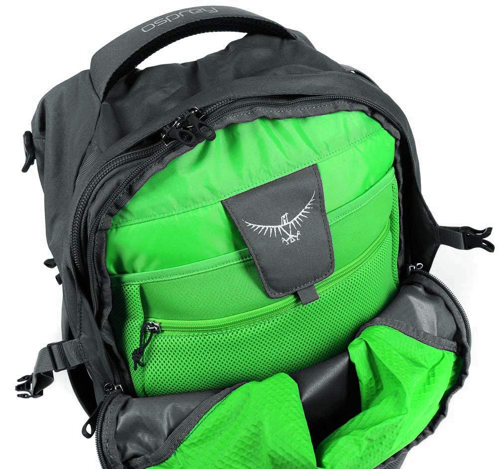 Inside Osprey Farpoint 40 Travel Backpack