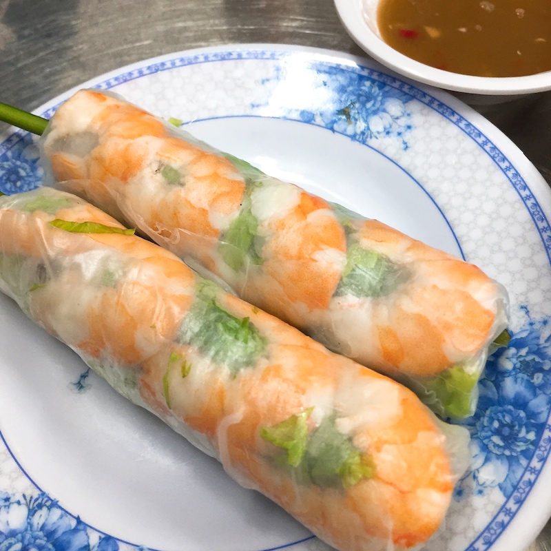 Gỏi Cuốn (Vietnamese Spring Rolls), saigon food, vietnamese cuisine