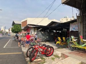 Renting bicycle to fully experience George Town
