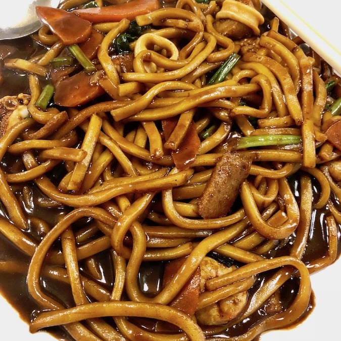 black noodle, malaysian food