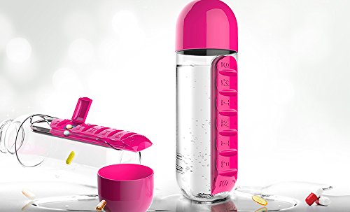 Asobu pill organizer combined water bottle
