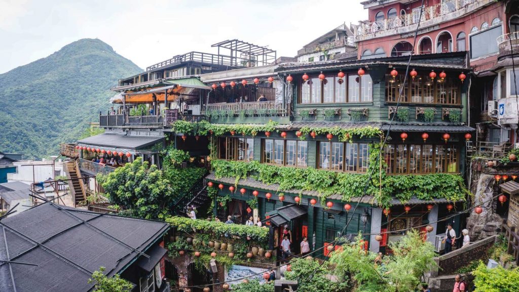A-Mei Tea House overlooking Jiufen Old Street, one of Taiwan's most beautiful destinations