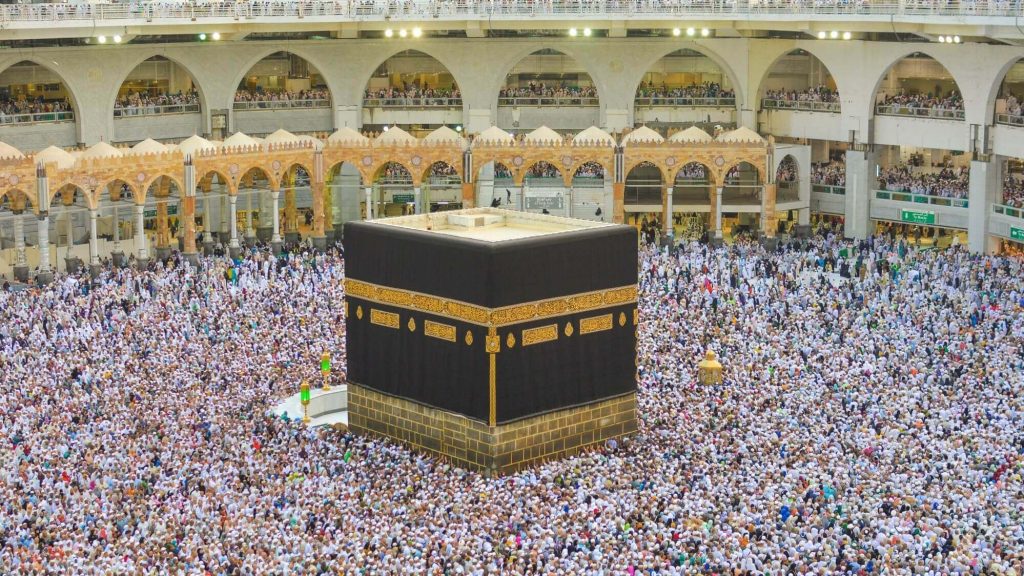 the holy kaaba at mecca