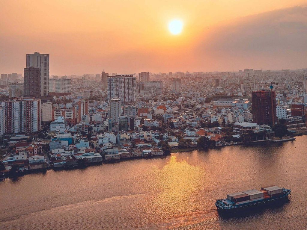 View of Saigon river
