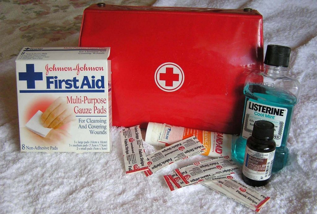First aid kit is necessary for any journey