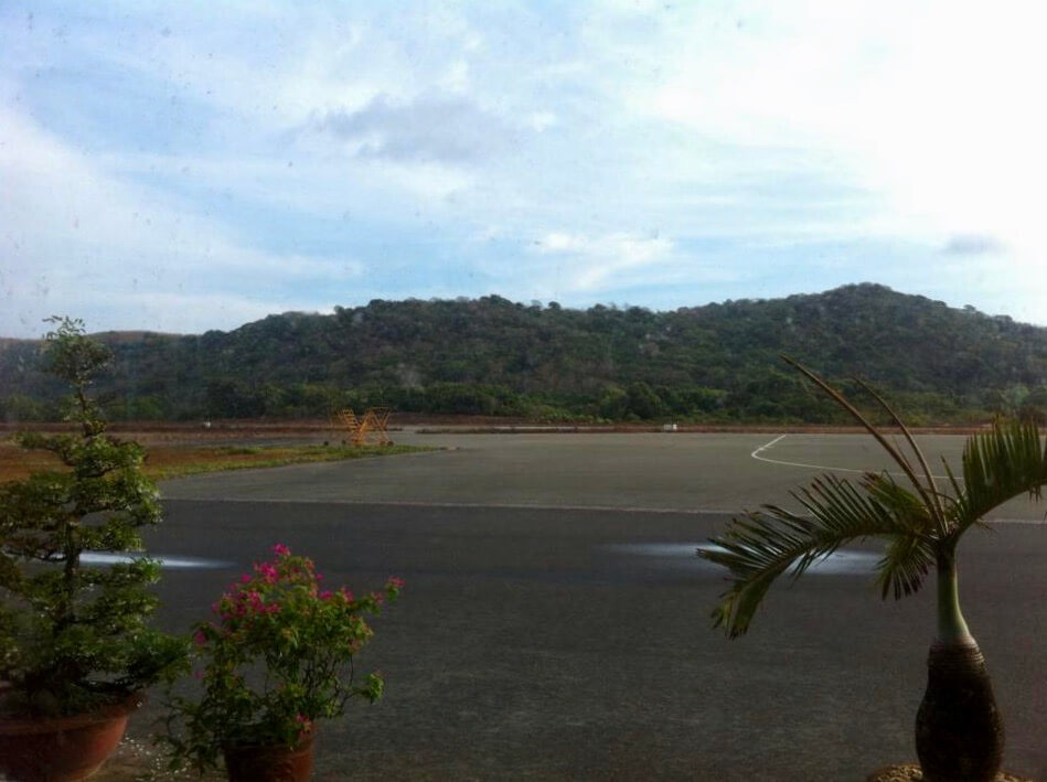 The airport of Con Dao island