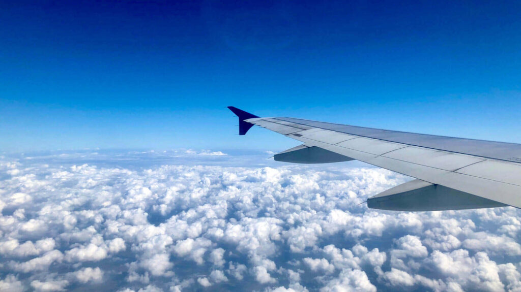 flight on Vietnam sky