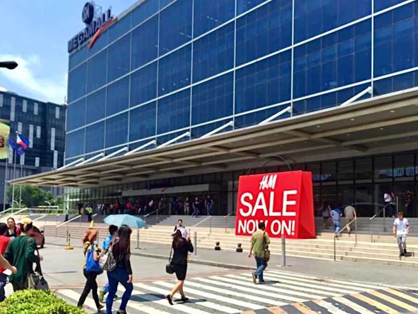 A megamall in Manila, Philippines