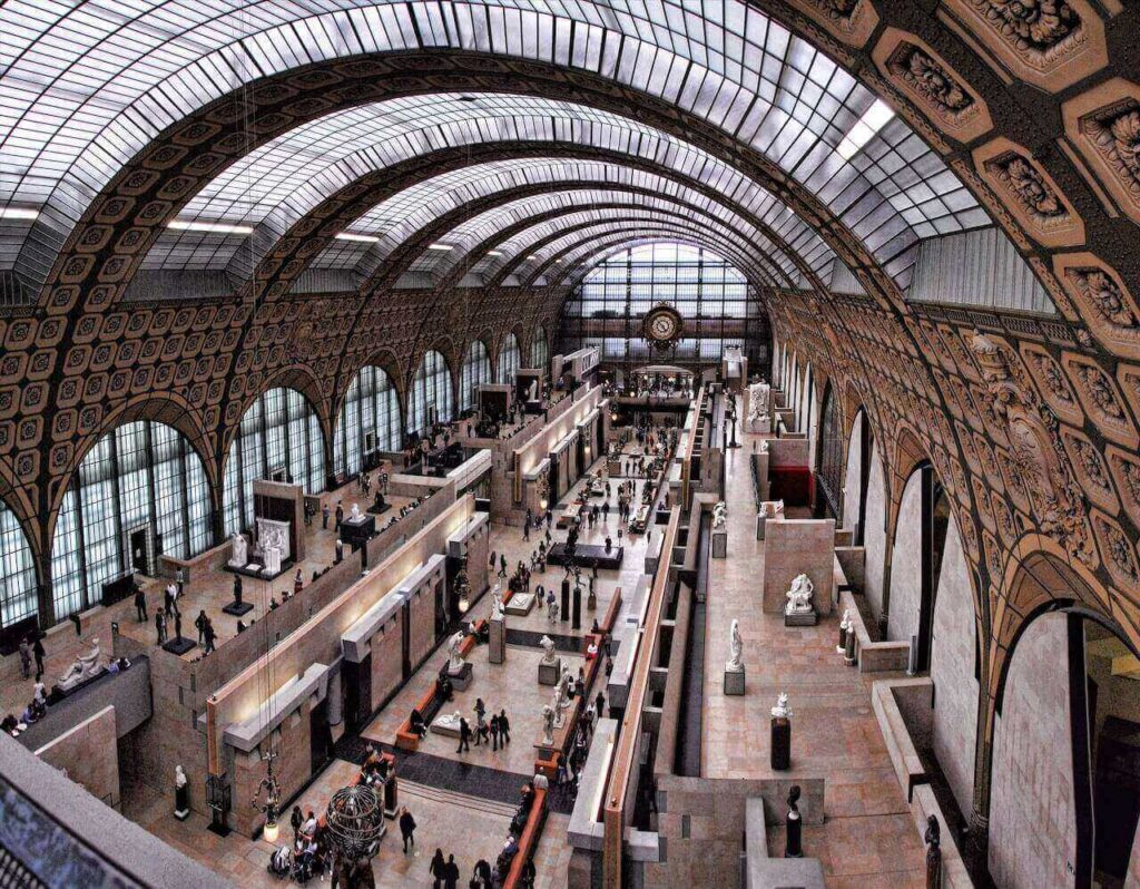inside Musée d’Orsay in Paris