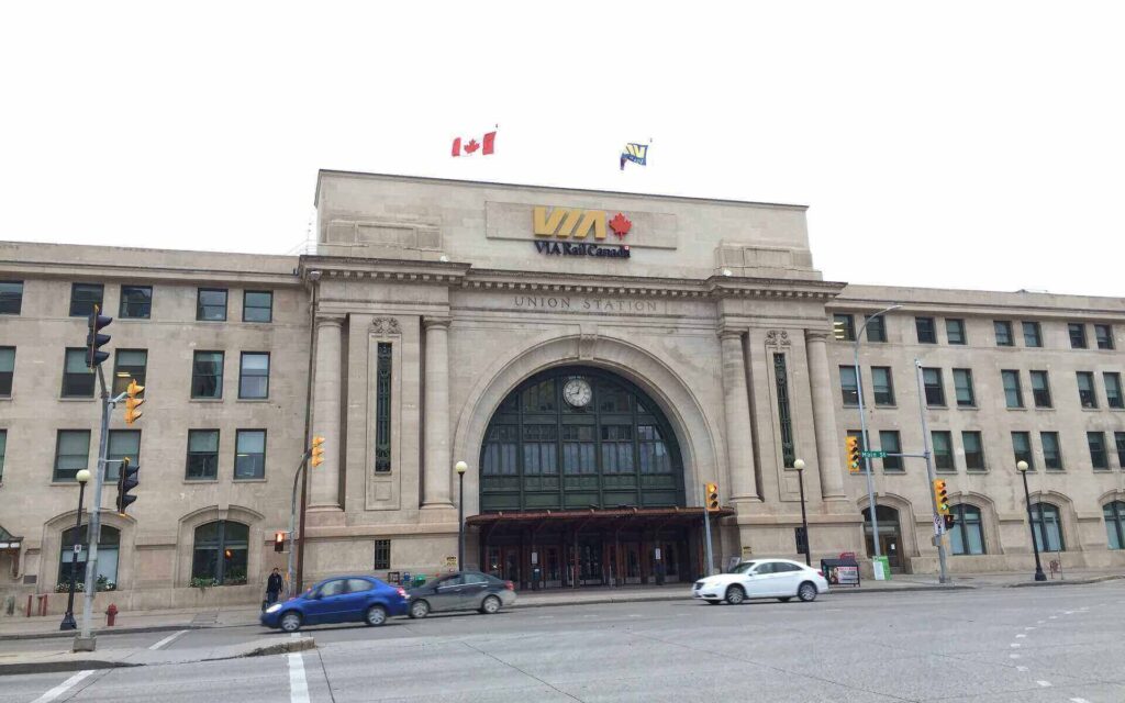 Winnipeg's VIA railway station