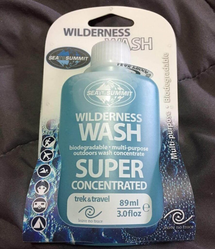 Wilderness Wash washing liquid travel essentials
