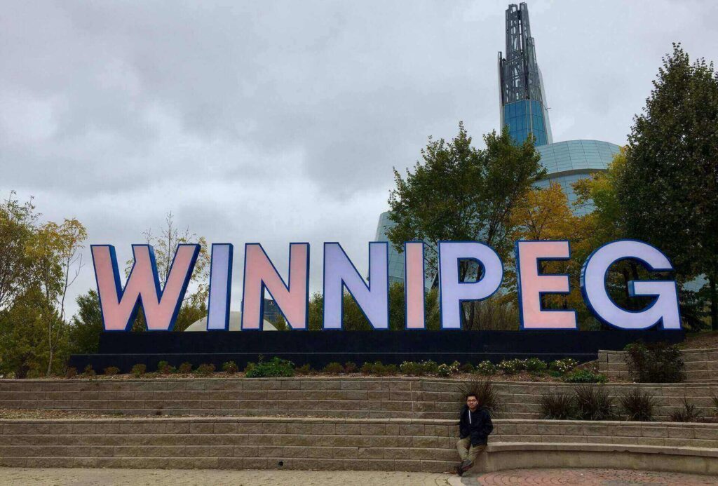 My travel from Toronto to Winnipeg