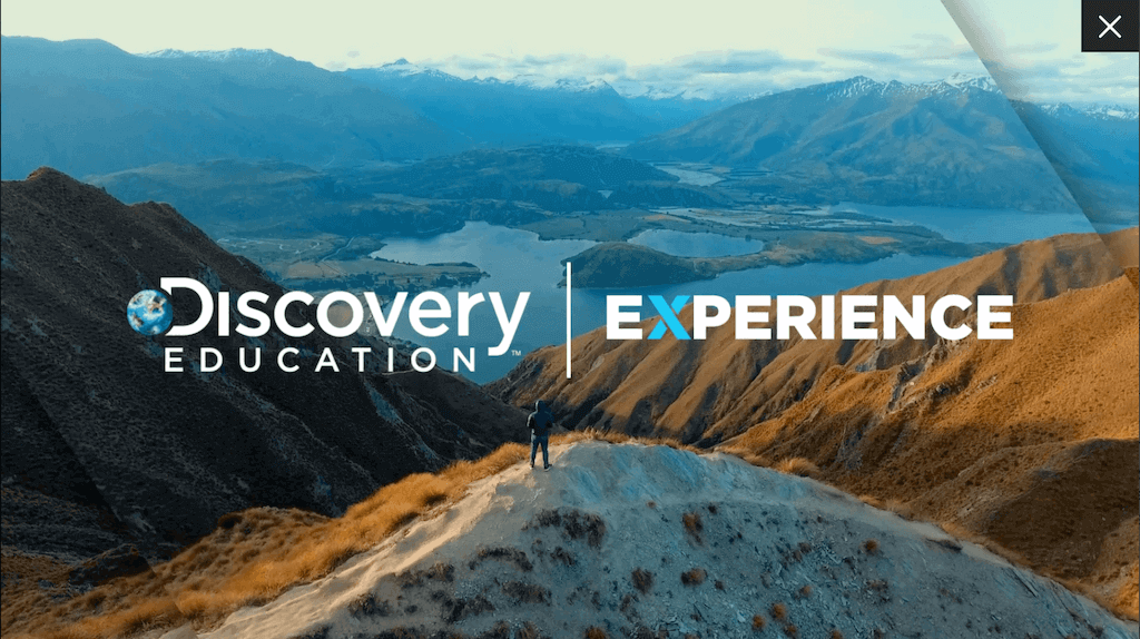 The Experience section of Discovery Education