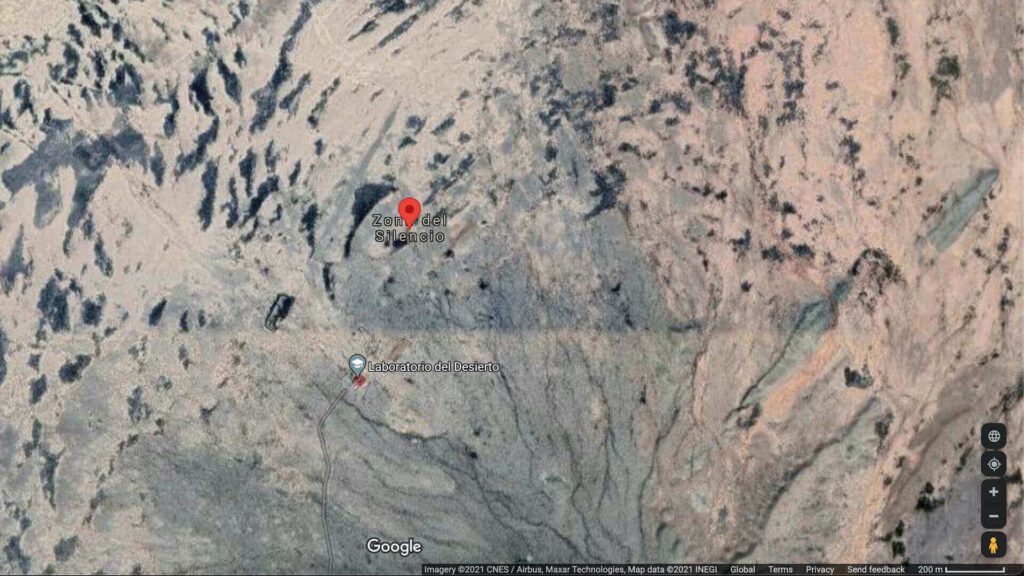 Mapimí's Silent Zone on Google Maps