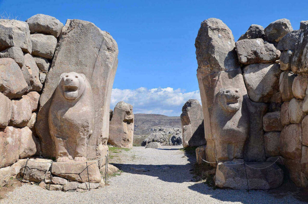 lion gate of Hattusa one of the lost cities of the world