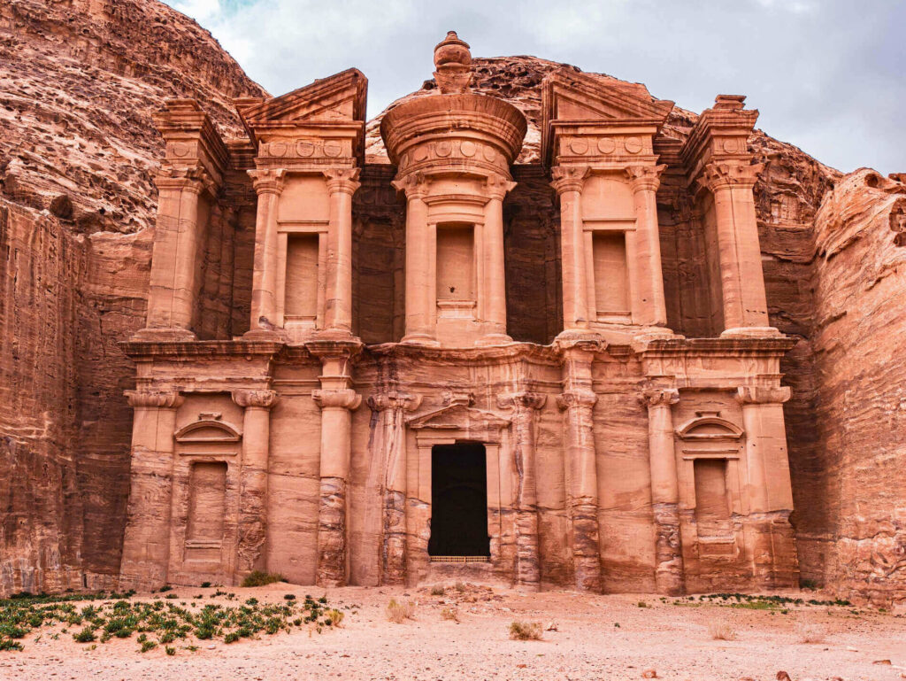 one of the famous lost cities of the world, Petra in Jordan