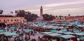 central market marrakesh morocco