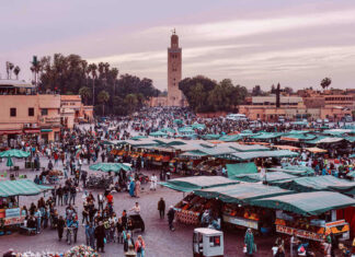 central market marrakesh morocco