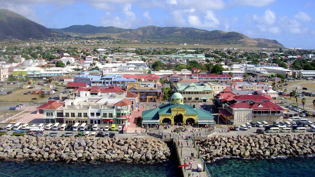 basseterre the capital of saint kitts and nevis island nation