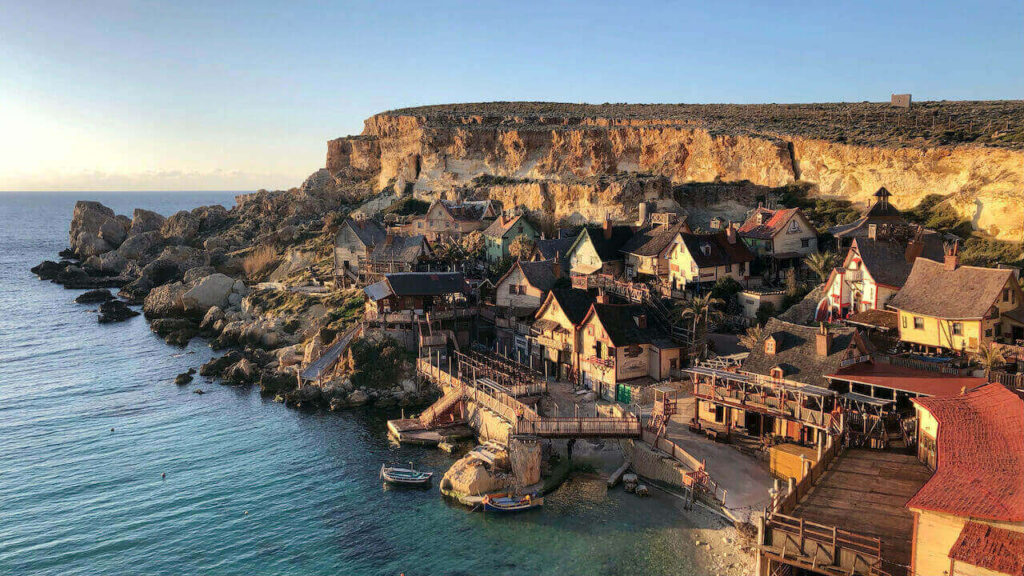 Mellieha coastal village of Malta