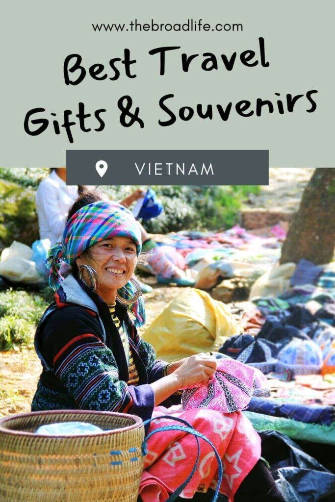 best travel gifts and souvenirs in vietnam - the broad life pinterest board
