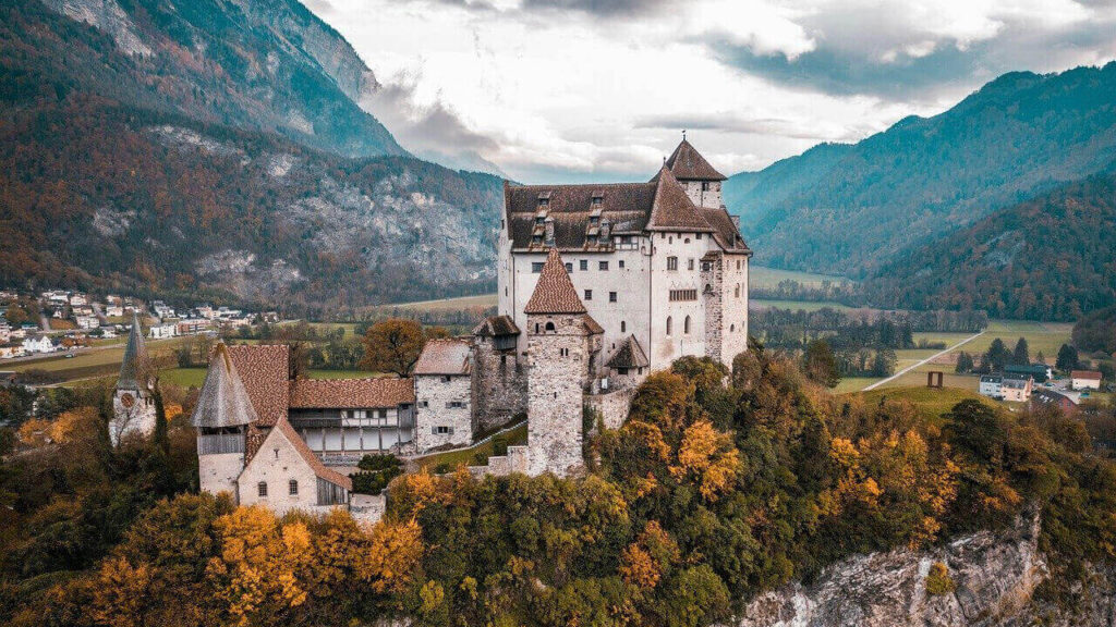 Gutenberg castle in Liechtenstein