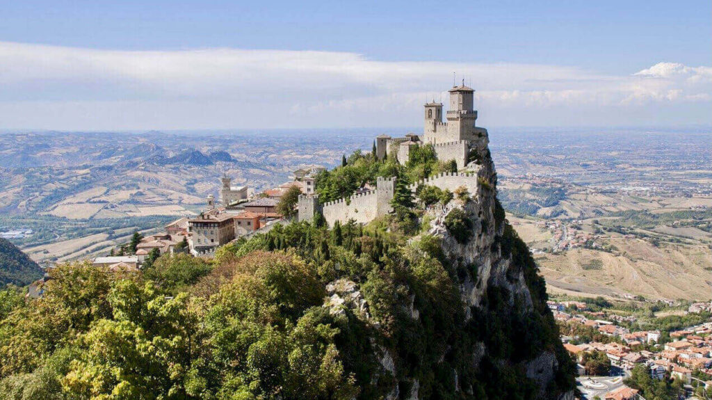 Rocca Guaita tower in San Marino
