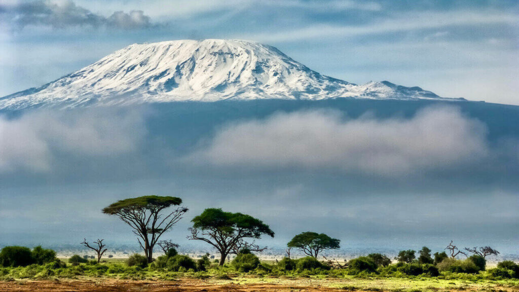 mount Kilimanjaro from Amboseli National Park, Kenya