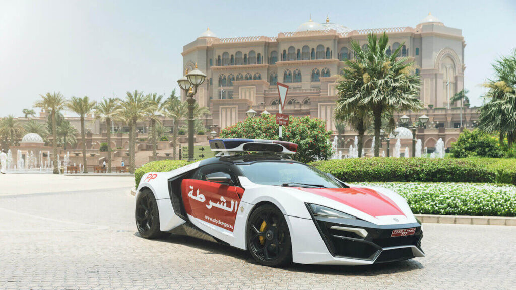 lykan hypersport is used by Abu Dhabi police