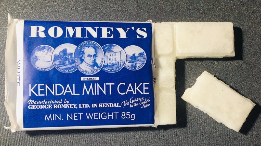 kendal mint cake from lake district cumbria england