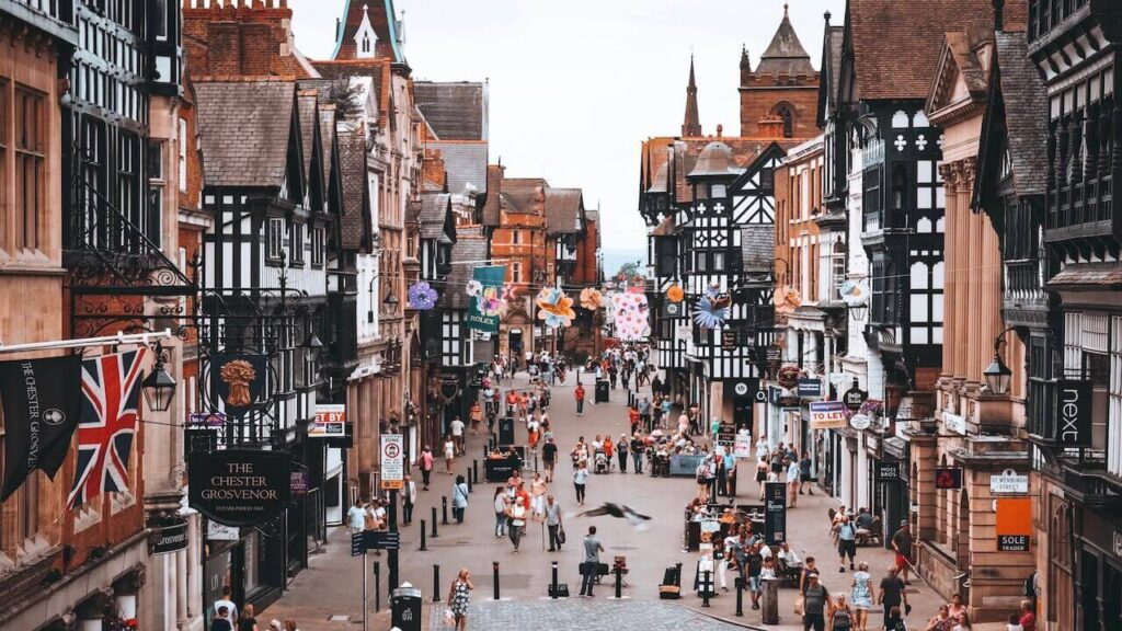 medieval architecture in Chester England