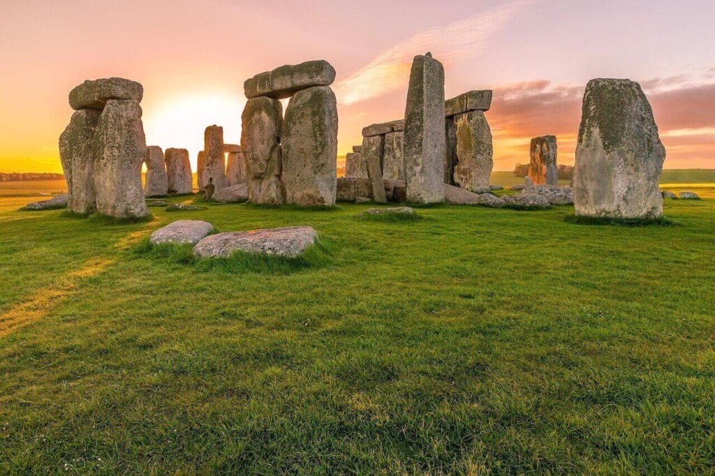 Famous Stonehenge in England
