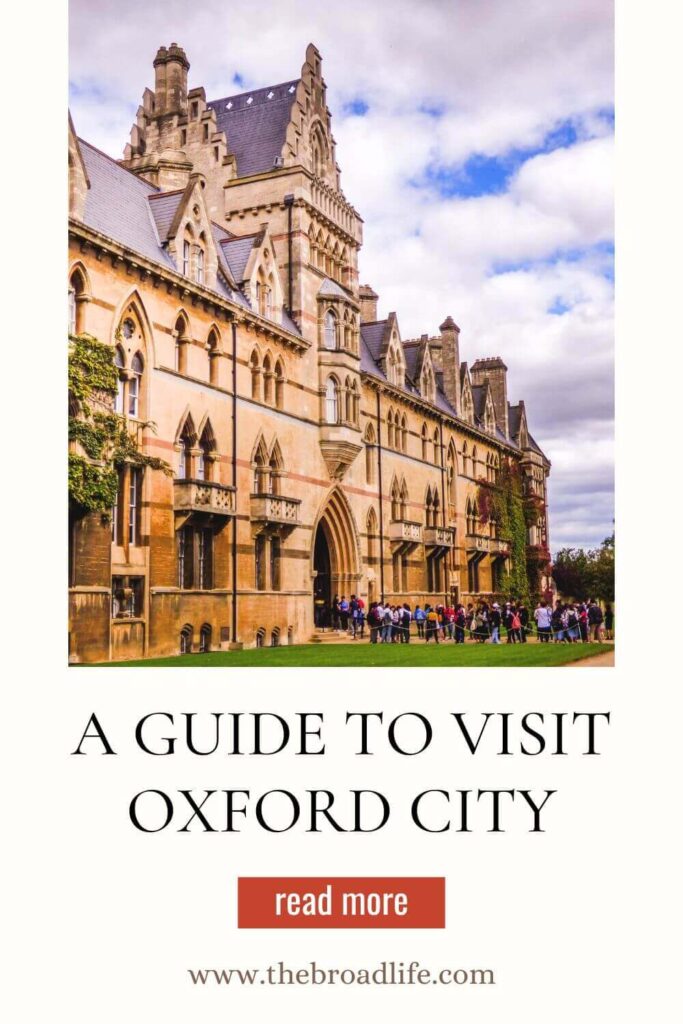 oxford city tourist attractions