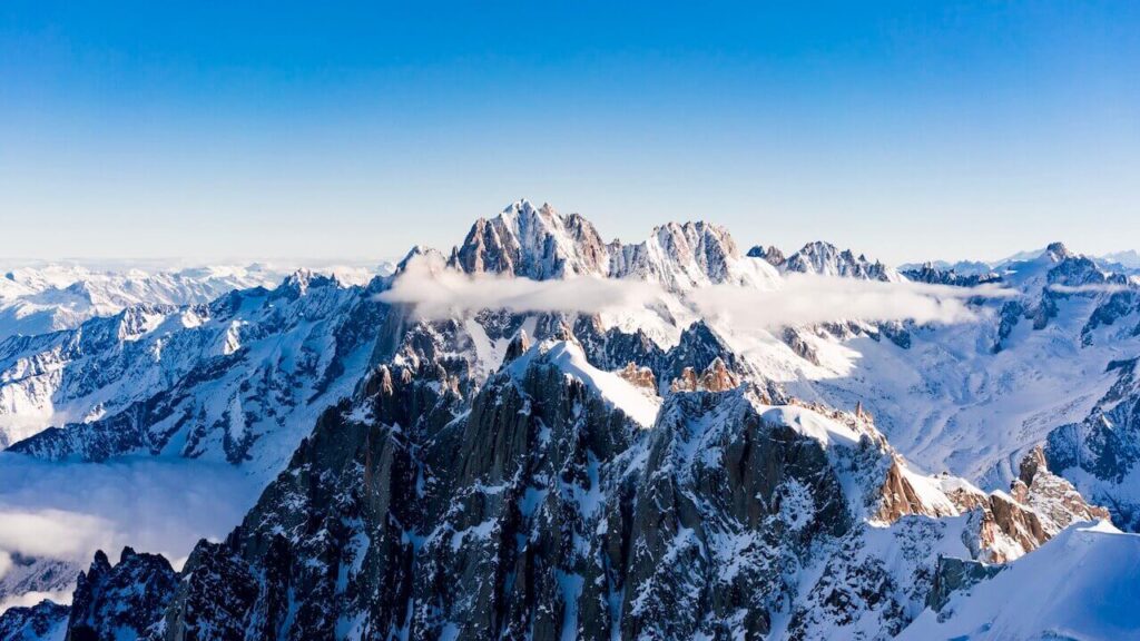 Mont Blanc is the highest mountain in the Western Alps