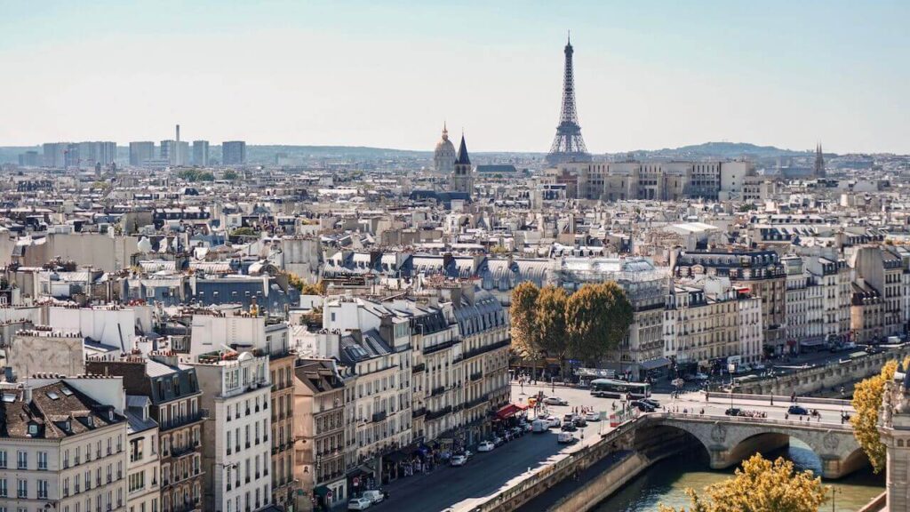 best view of Paris city
