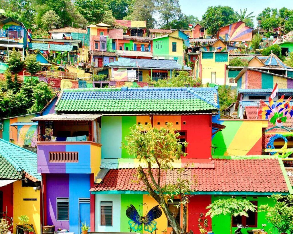 Kampung Pelangi, the 'Rainbow Village' in Semarang, Indonesia