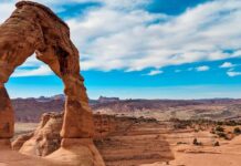 delicate arch in arches national park