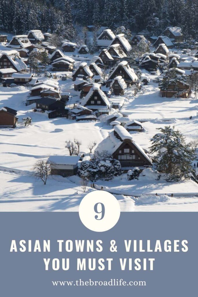 asian towns and villages you must visit - the broad life pinterest board