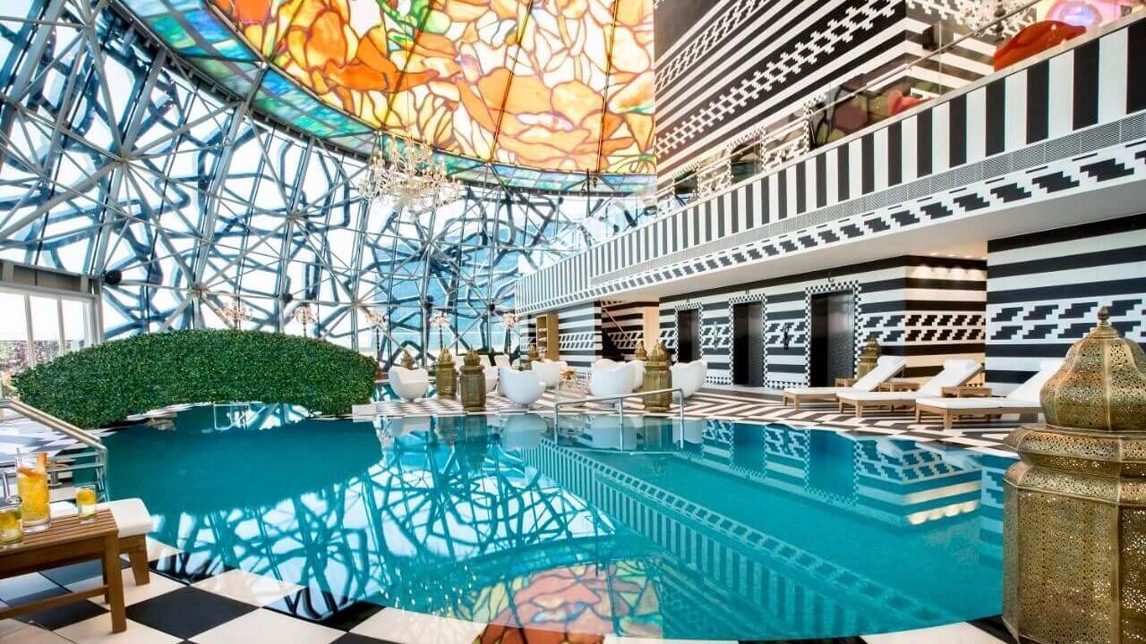 mondrian doha pool making one of the best 5-star hotels in qatar