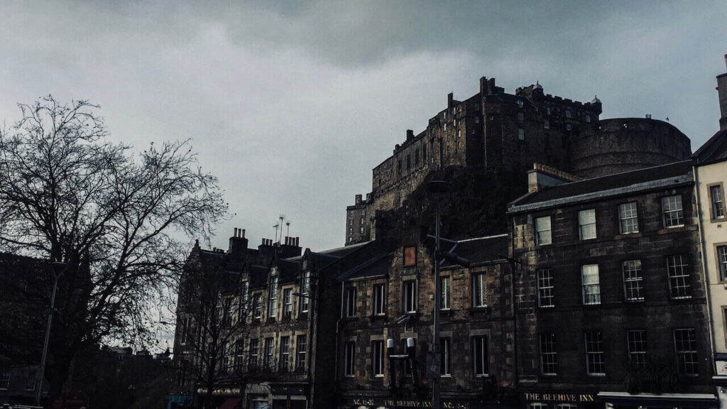 old Edinburgh Castle in Scotland is one of the best Halloween destinations in Europe