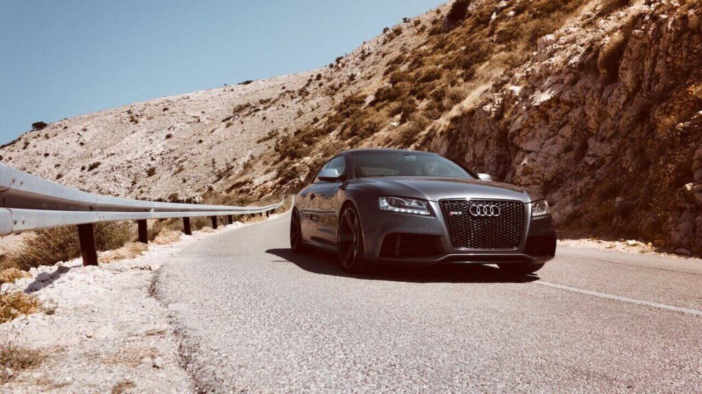 driving Audi RS5 from Pula to Dubrovnik in Croatia