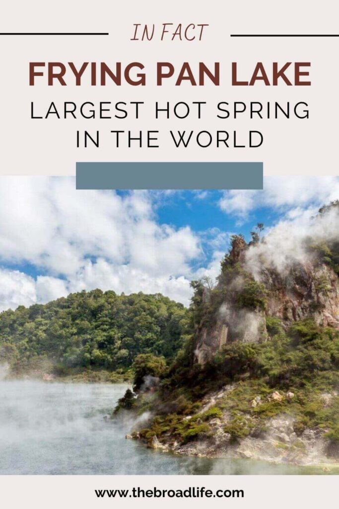 frying pan lake the largest hot spring in the world - the broad life pinterest board
