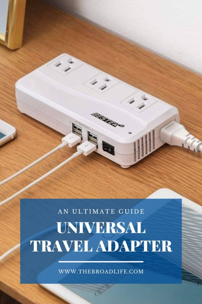 best universal travel adapter - the broad life pinterest board