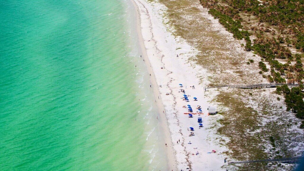caladesi island state park in florida, one of the best beaches in the US