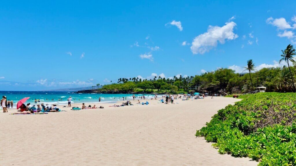 hapuna beach state park on the big island hawaii