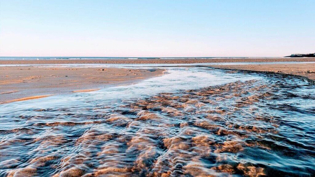 low tide ogunquit beach maine