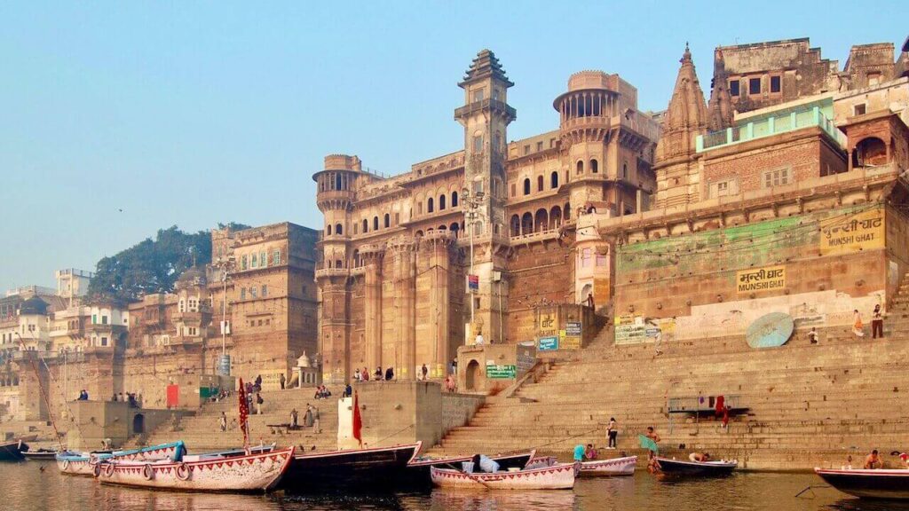 Munshi Ghat in Varanasi India
